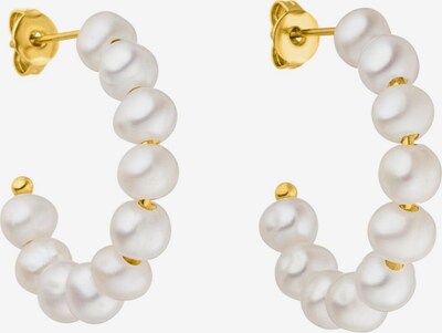 PURELEI Earrings 'Aina' in Gold / Pearl white, Item view