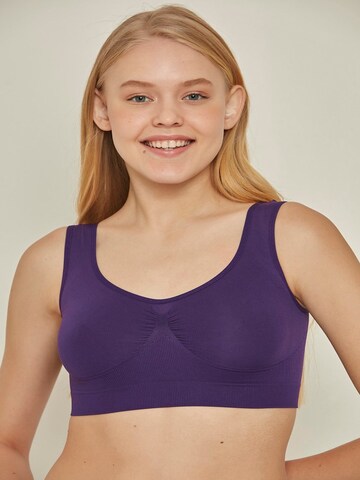 C&City Bustier BH in Blauw: voorkant