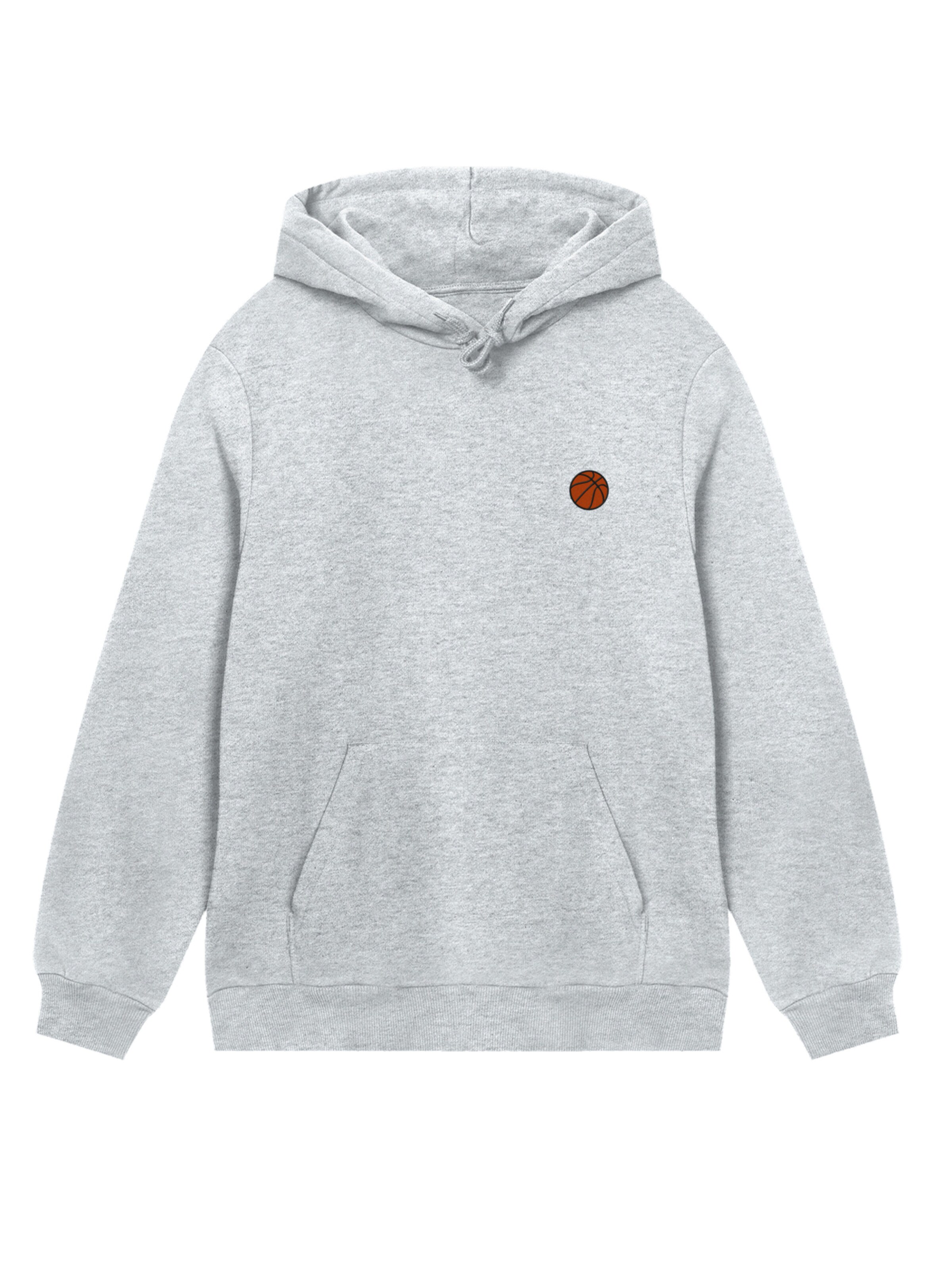 F4NT4STIC Sweatshirt 'Basketball' in Grey: front