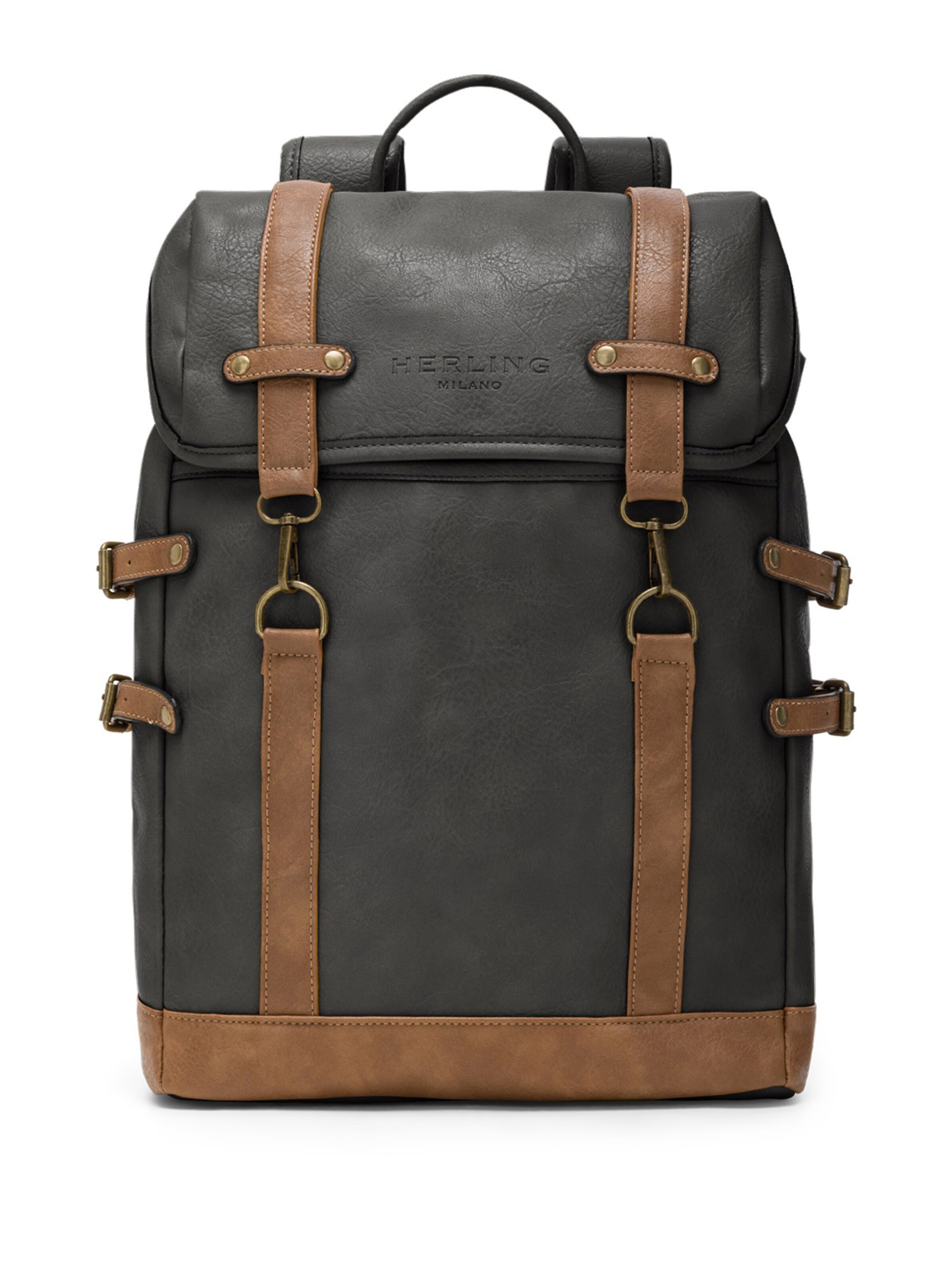 Herling Backpack 'Kieran' in Grey: front