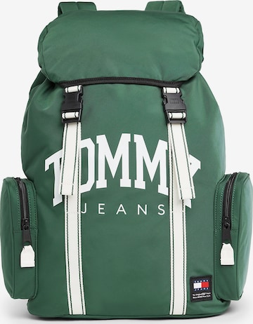 Tommy Jeans Rugzak in Groen: voorkant