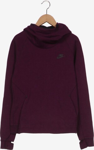 NIKE Sweatshirt & Zip-Up Hoodie in M in Purple: front