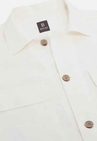 Coupe regular Chemise Boggi Milano en blanc