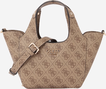 Sacs à main 'Calista' GUESS en beige : devant