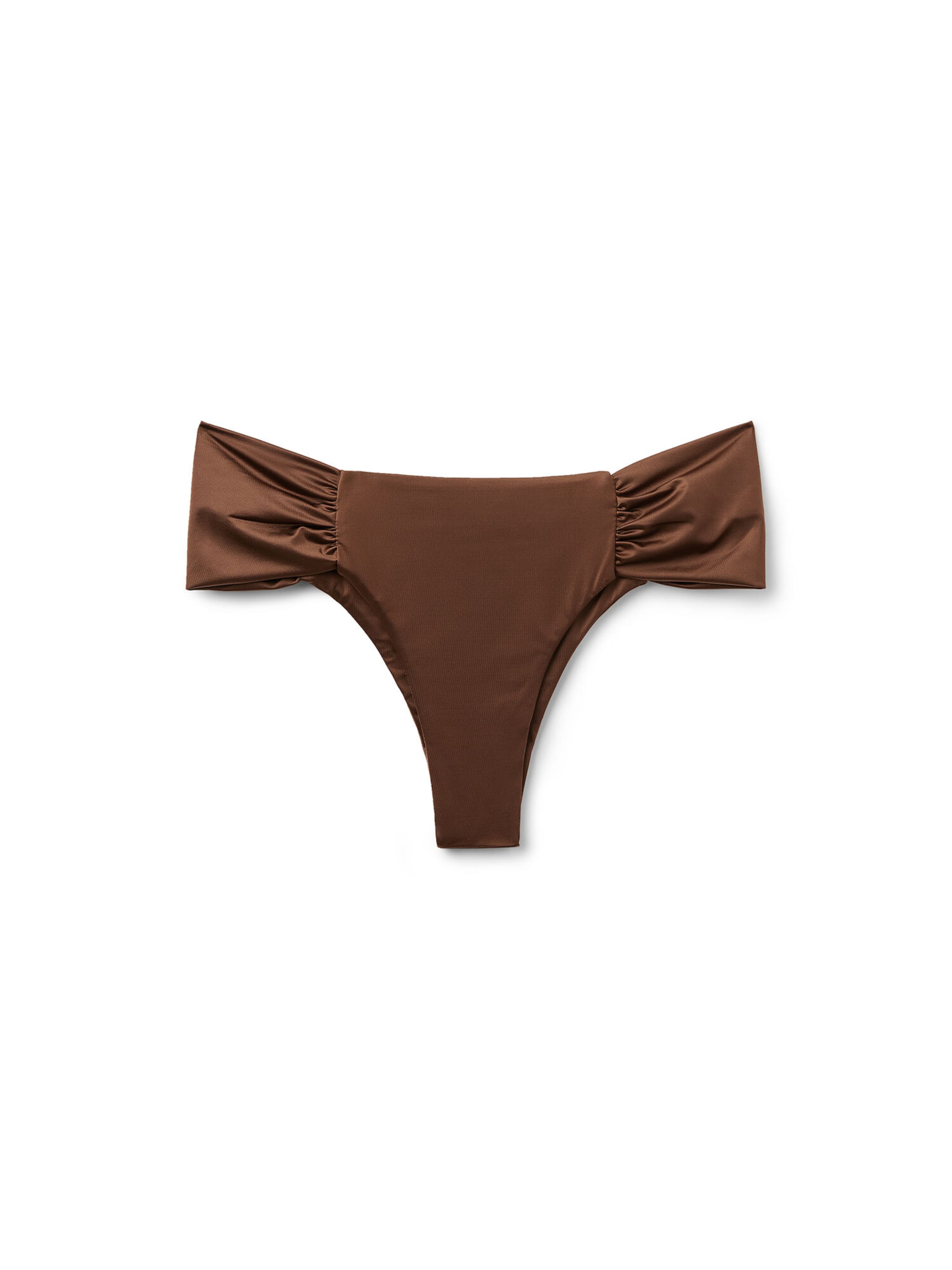 CALZEDONIA Bikini Bottoms in Brown: front