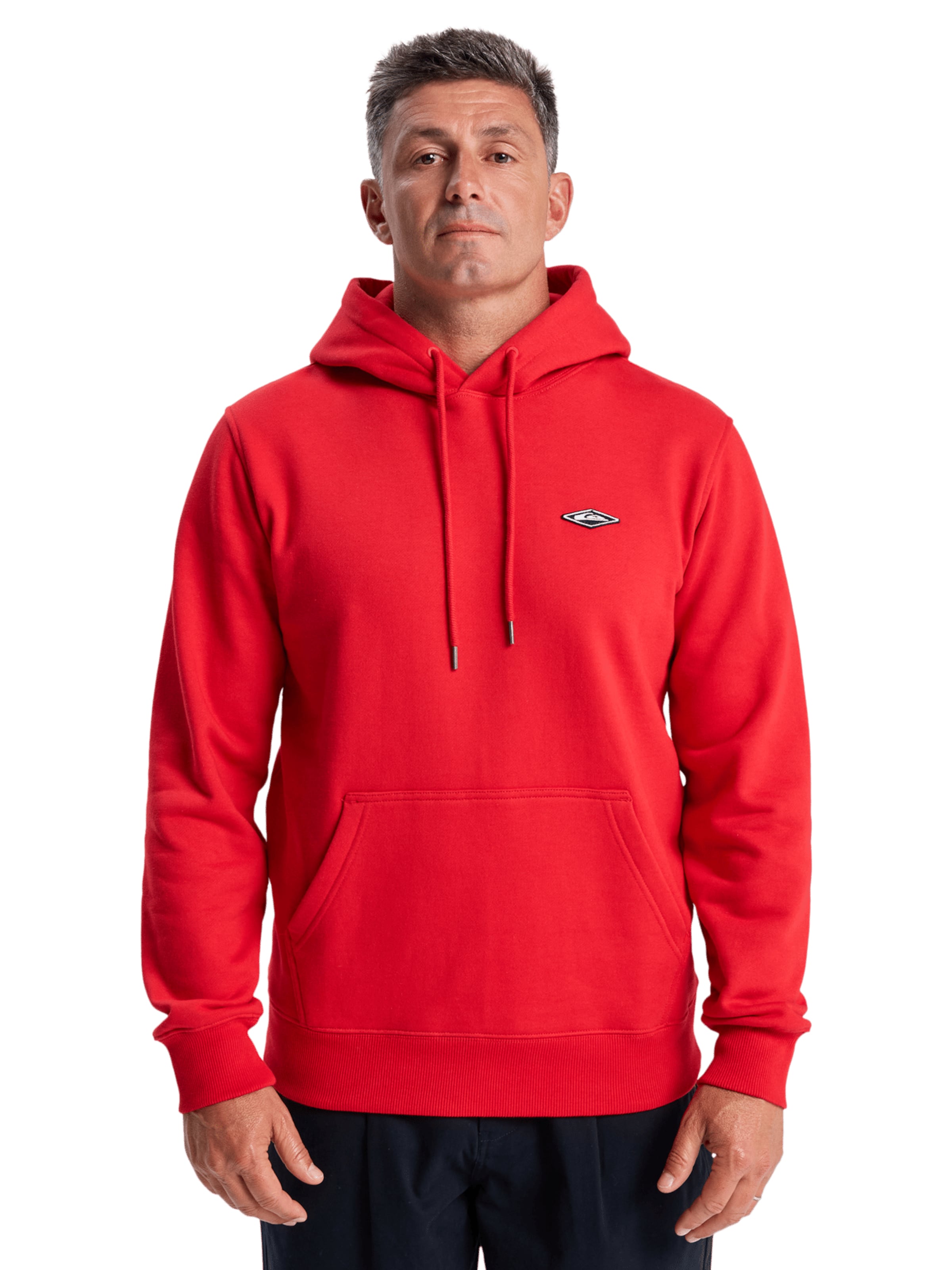 QUIKSILVER Sweatshirt 'Diamond' in Red: front