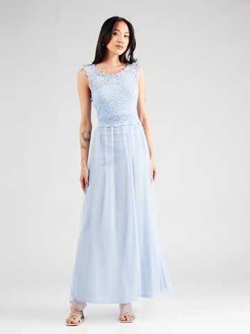 VILA Evening dress 'VILYNNEA' in Blue: front