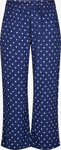 ZizziWide Leg/ Široke nogavice Hlače 'Vviva' - plava boja: prednji dio