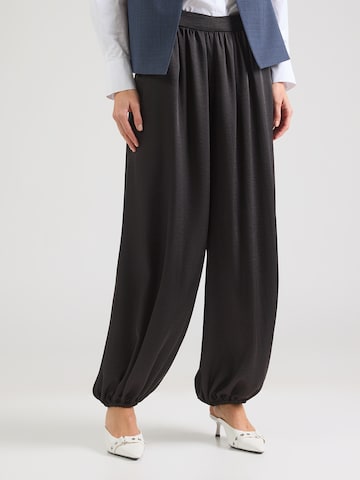 Effilé Pantalon 'GRACE' TOPSHOP en noir : devant