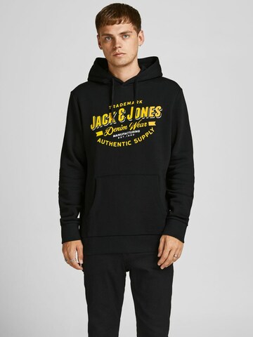 Sweat-shirt JACK & JONES en noir : devant