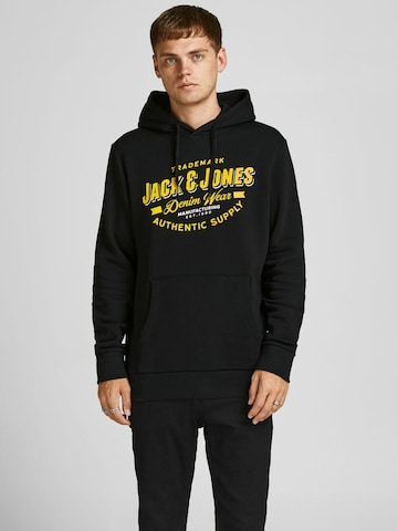 JACK & JONES - Sweatshirt em preto: frente