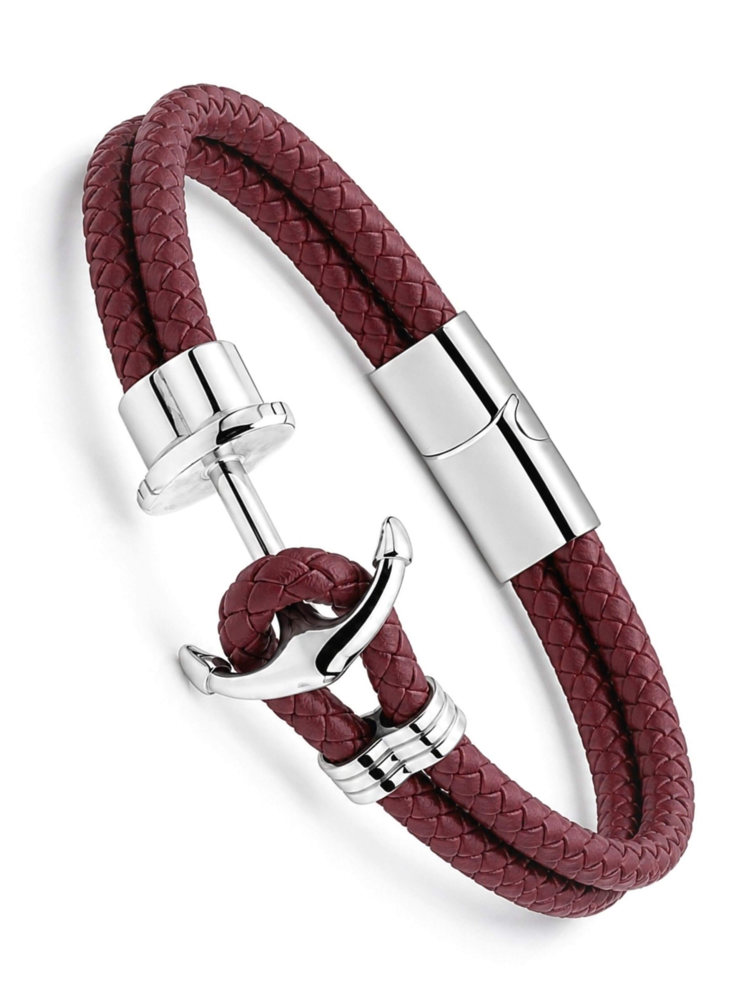 Bracelet 'MARITIMES' UNIQAL en rouge : devant