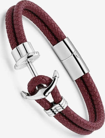 Bracelet 'MARITIMES' UNIQAL en rouge : devant