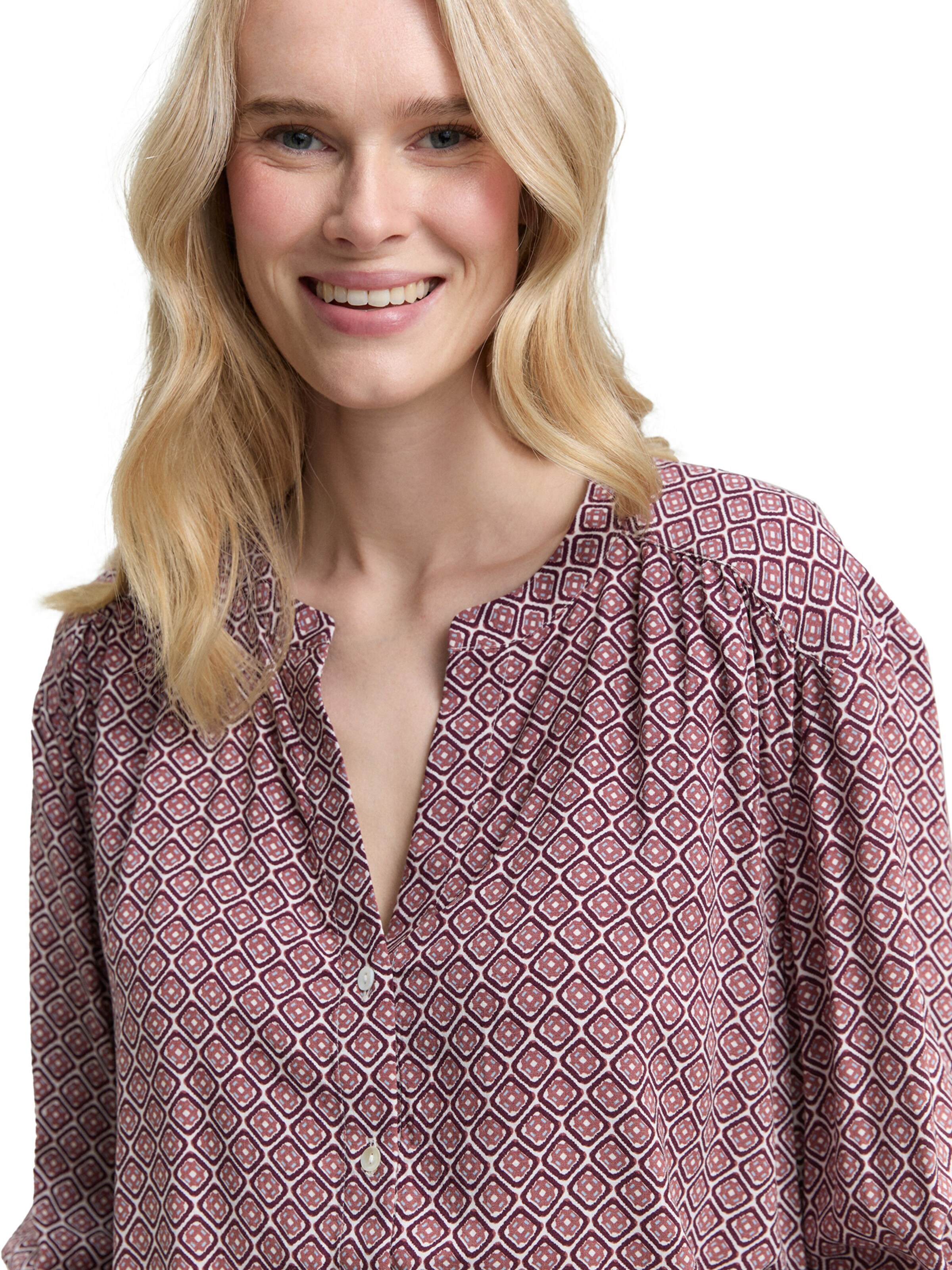 TOM TAILOR Bluse i rød