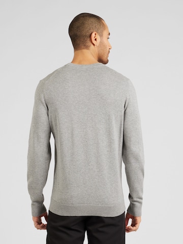 HUGO Red Sweater 'San Cassius' in Grey