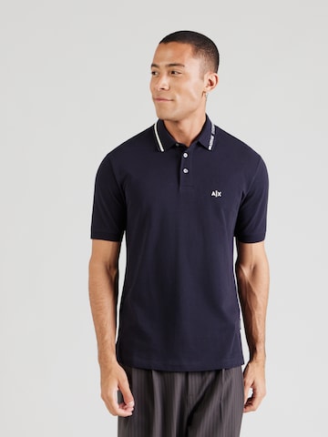 ARMANI EXCHANGE Tričko - Modrá: predná strana