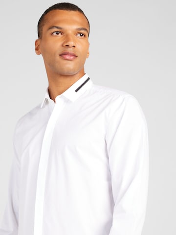 HUGO Red Slim Fit Hemd 'Eloy' in Weiß