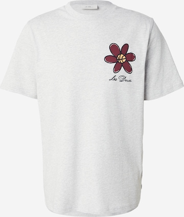 Les Deux - Camiseta 'Flower Basket' en gris: frente