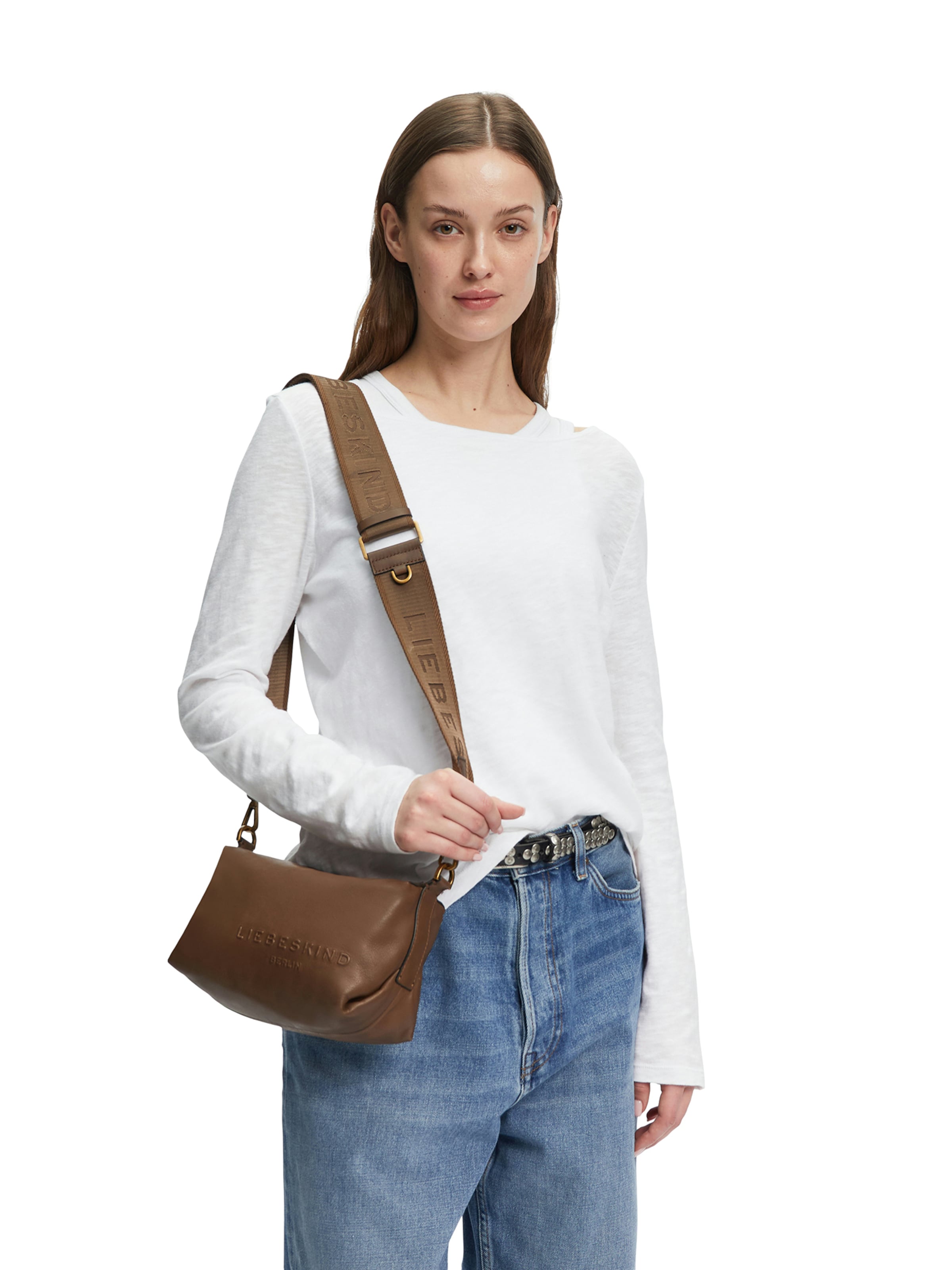 Liebeskind Berlin Taška přes rameno 'Elvira' – hnědá