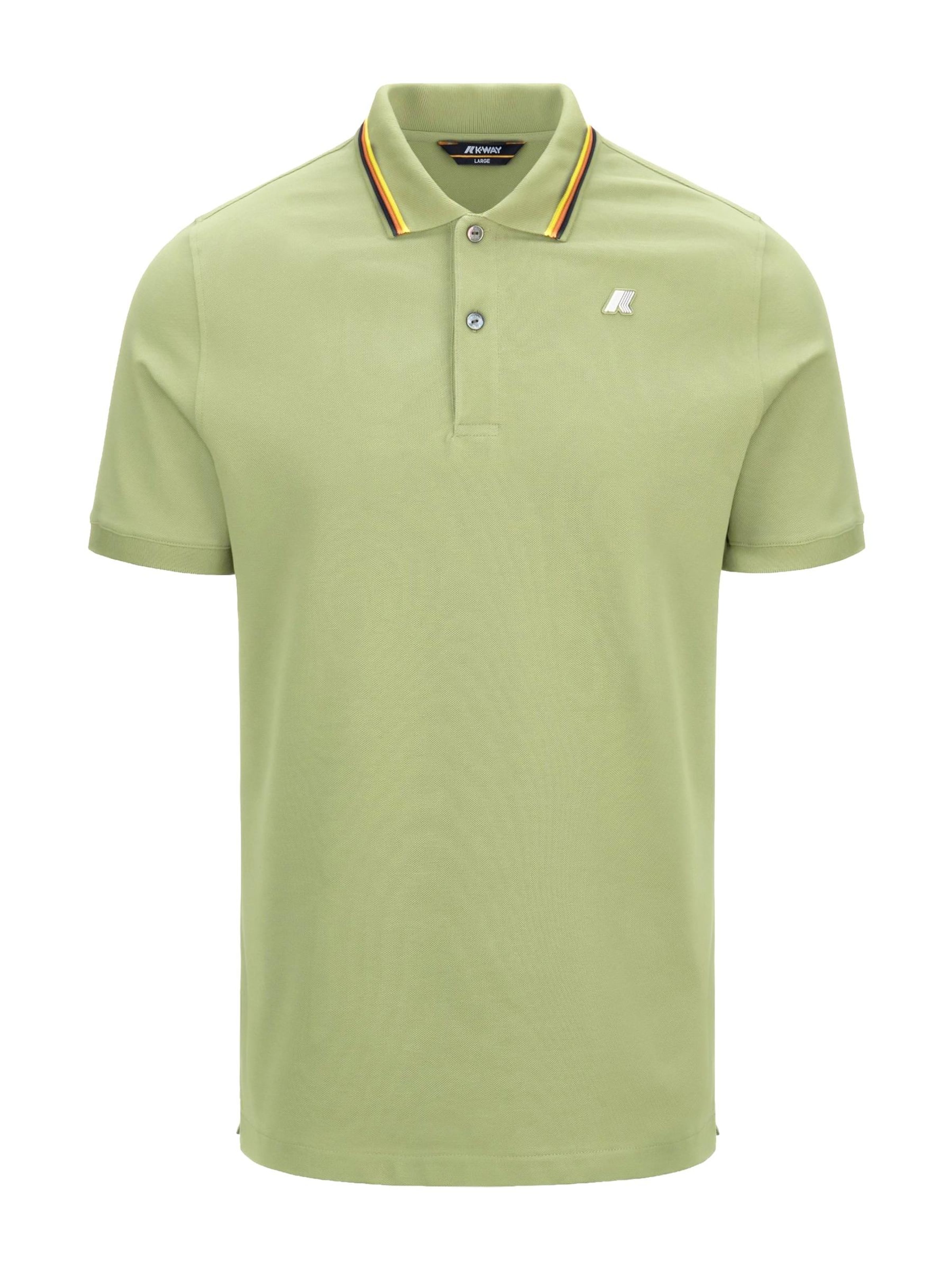 K-Way Shirt 'JUD PIQUE SLIM'‌ in Grün: Vorderseite