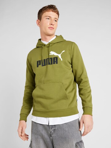 Sweat de sport 'ESS+ 2' PUMA en vert : devant