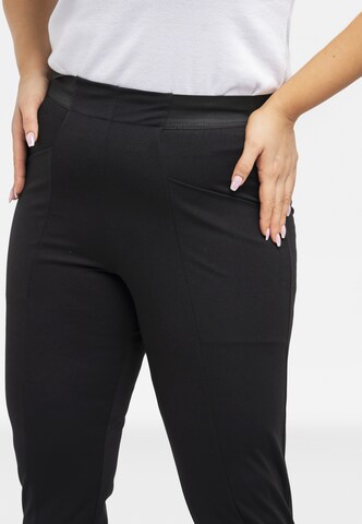 Skinny Pantalon 'BELLA' Karko en noir