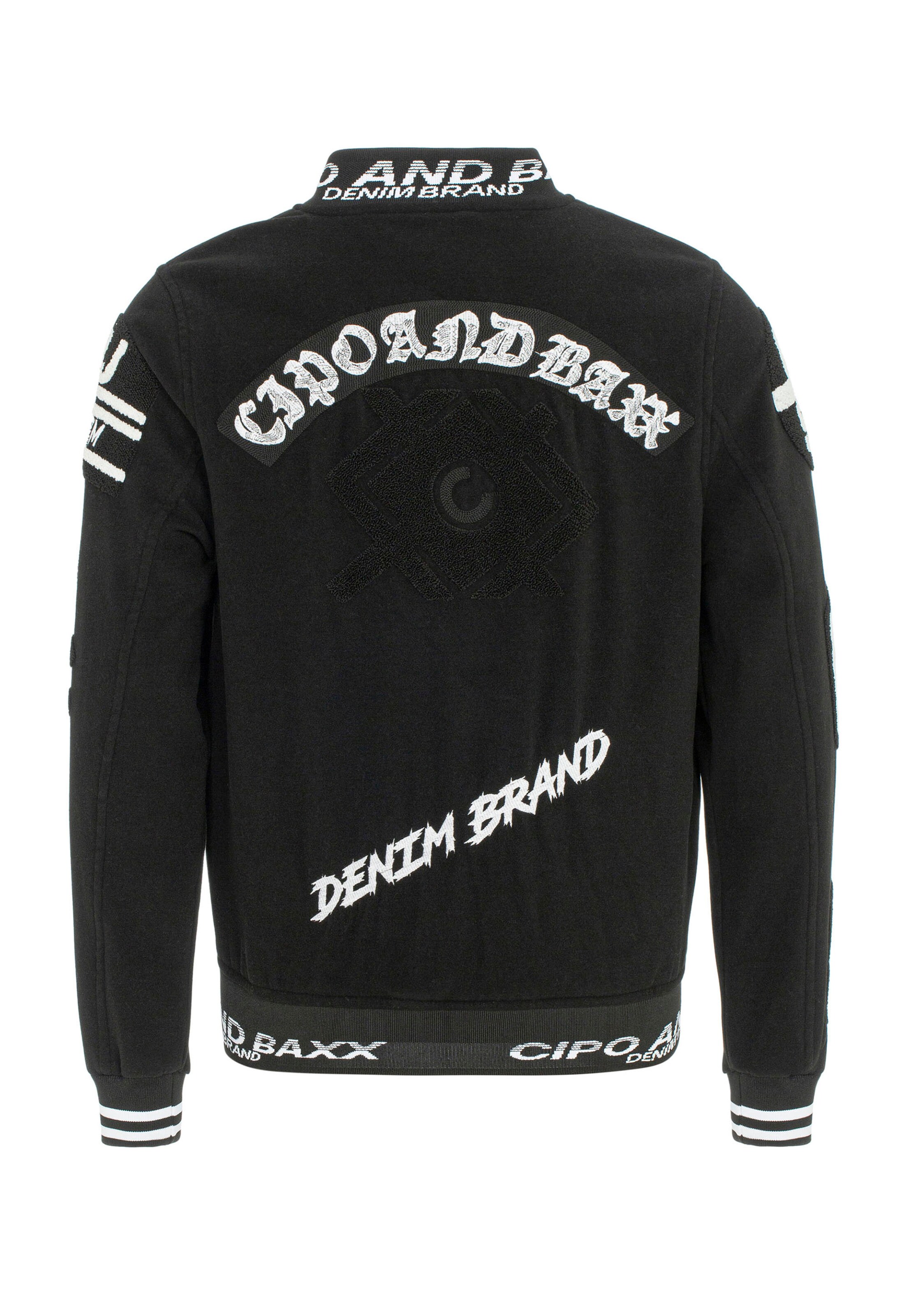 Veste mi-saison CIPO & BAXX en noir