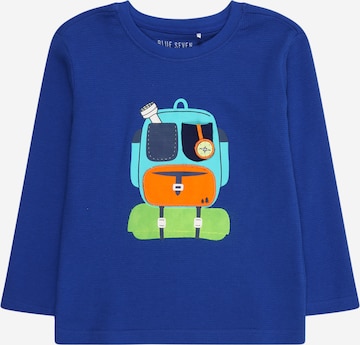 mėlyna BLUE SEVEN Marškinėliai: priekis
