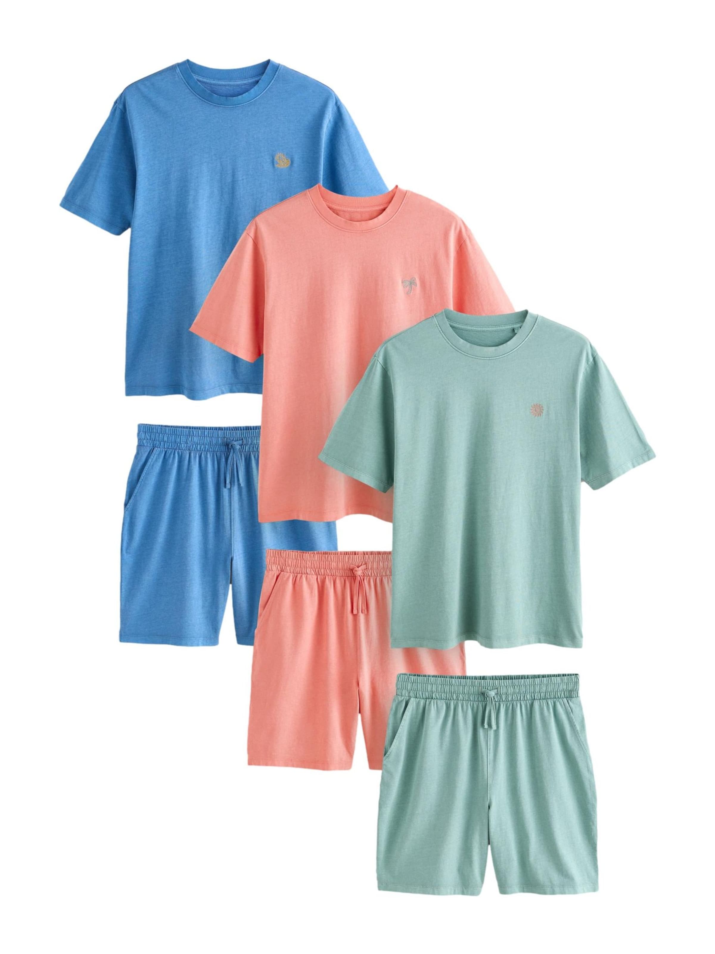 Pyjama court Next en bleu : devant