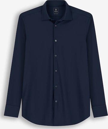 Coupe slim Chemise Boggi Milano en bleu : devant