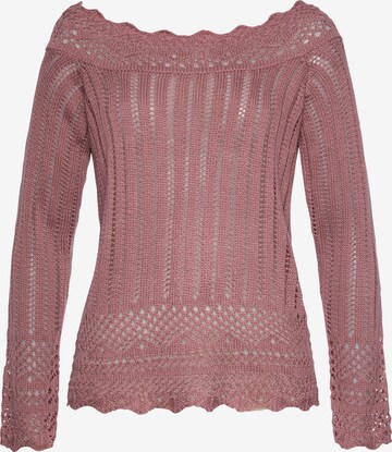 Pull-over VIVANCE en rose : devant