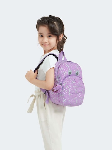 KIPLING Hátizsák 'Faster' - lila: elől