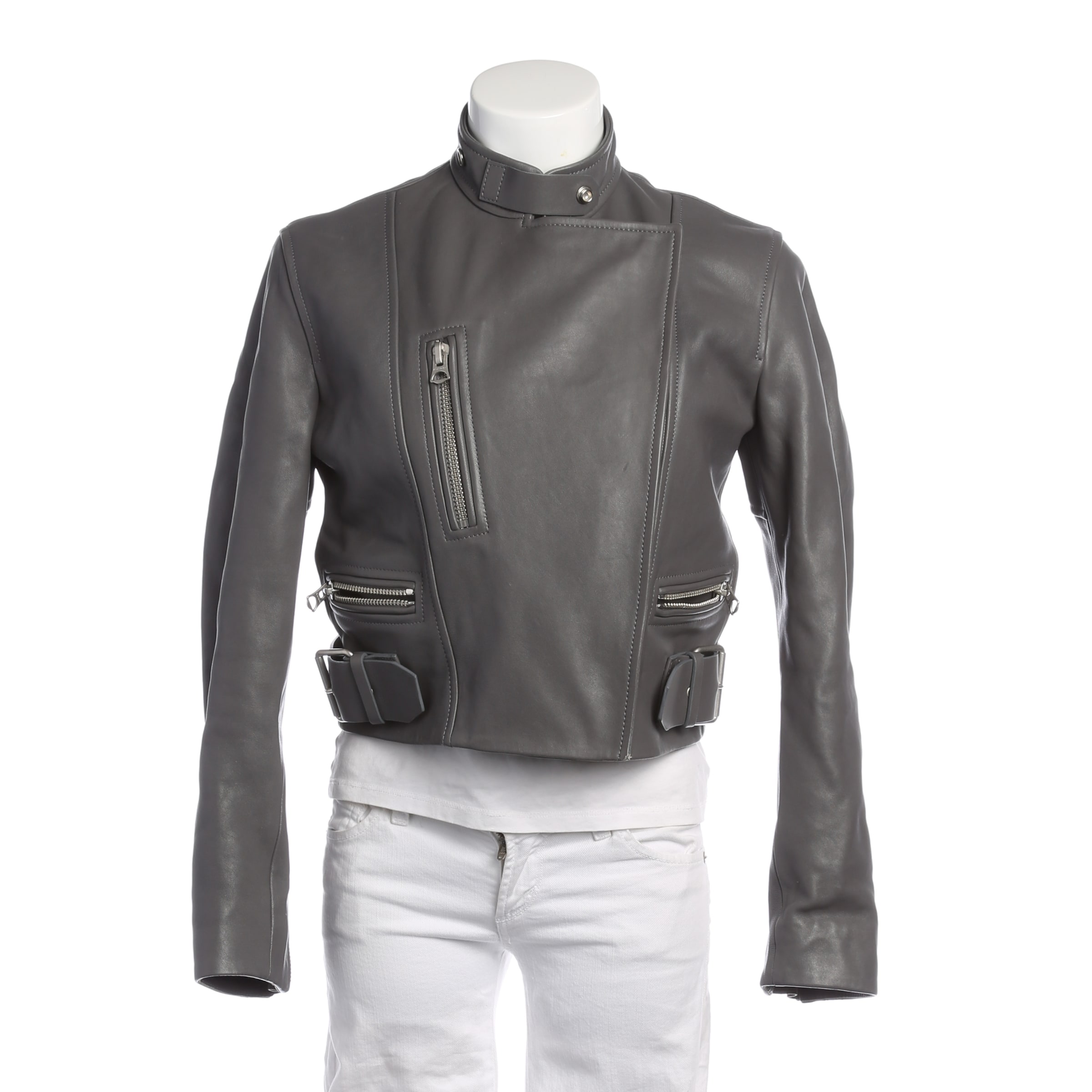 Acne Jacket & Coat in XXS in Grey: front