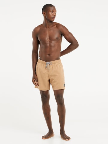 PROTEST Badeshorts 'DAVEY' in Braun