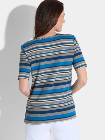 Goldner Shirt in Blau