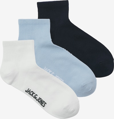 Kojinės 'JACNATE' iš JACK & JONES, spalva – tamsiai mėlyna / šviesiai mėlyna / balta, Prekių apžvalga