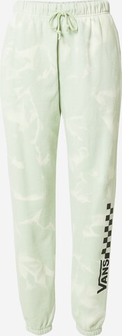 Regular Pantalon VANS en vert : devant