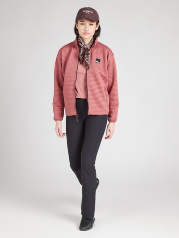 Giacca di pile funzionale 'MOGARI' di JACK WOLFSKIN in rosso