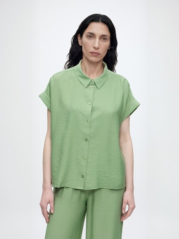 Maglietta ' Aidamd ' di modström in verde: frontale