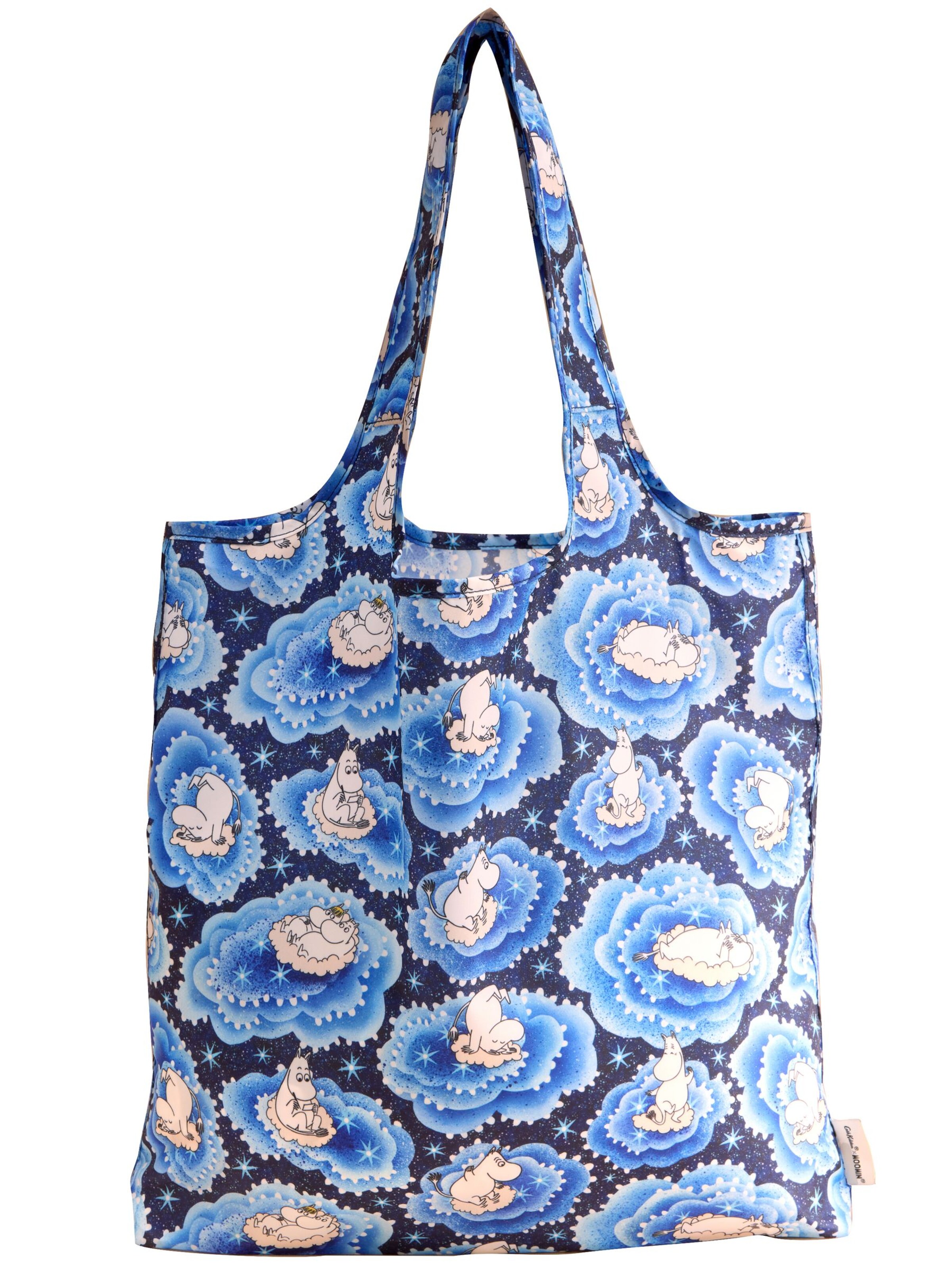 Cath Kidston Shopper 'Moomins Foldaway' in Blue: front