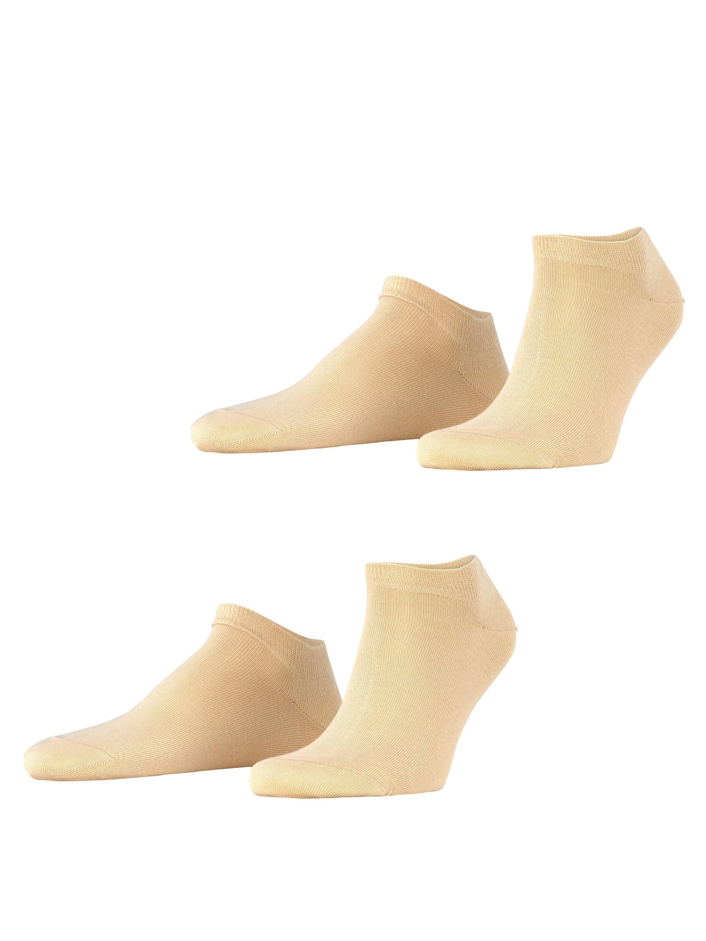 ESPRIT Füßlinge 'Basic Uni 2-Pack'‌‌ in Beige: Vorderseite