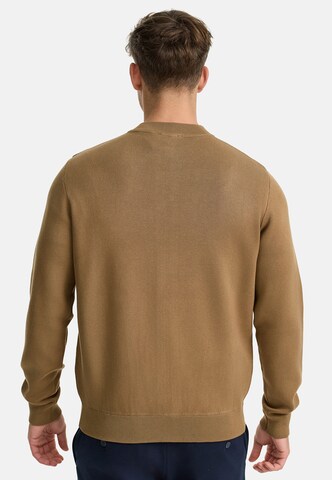 INDICODE JEANS Knit cardigan 'Laos' in Brown