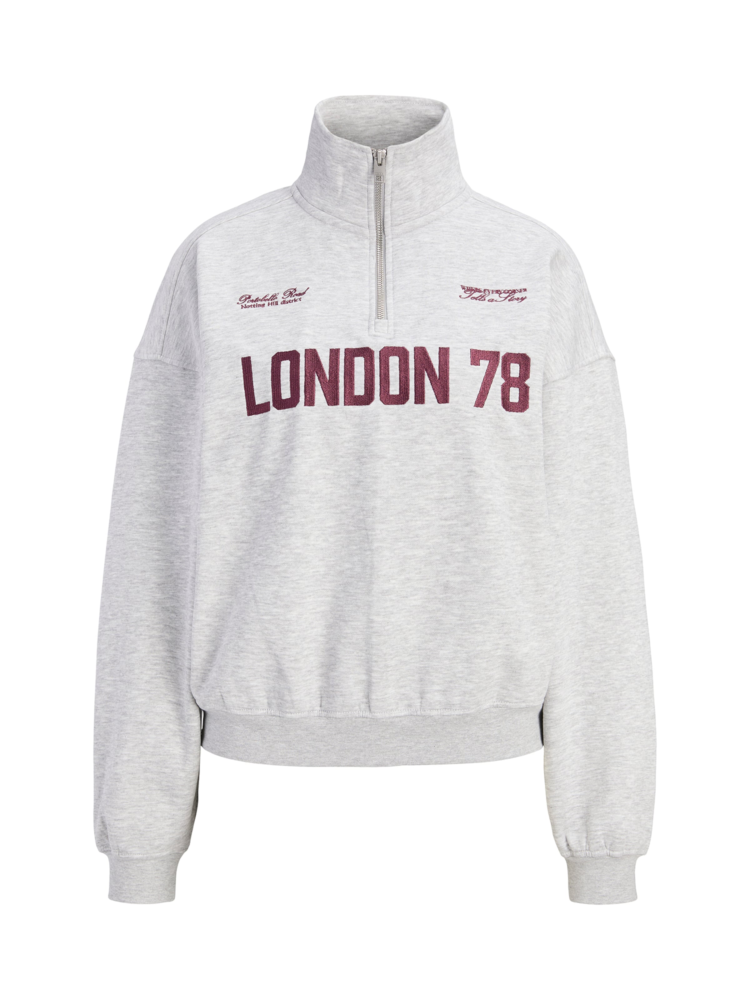 JJXX Sweatshirt 'JXJANKA' in Grau: Vorderseite