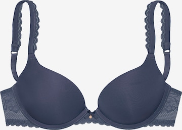 LASCANA Push-up Bra in Blue: front