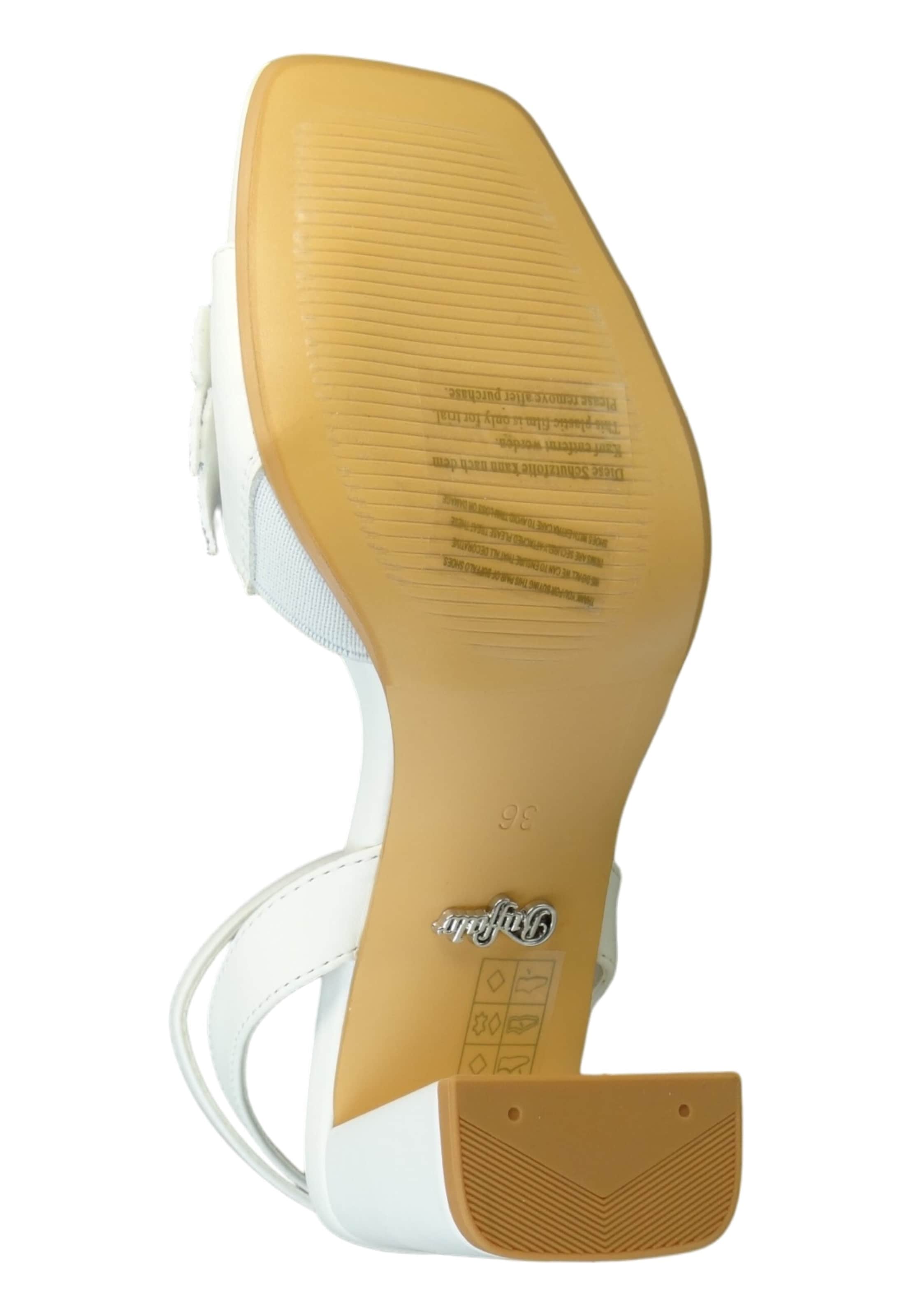 BUFFALO - Sandália em branco