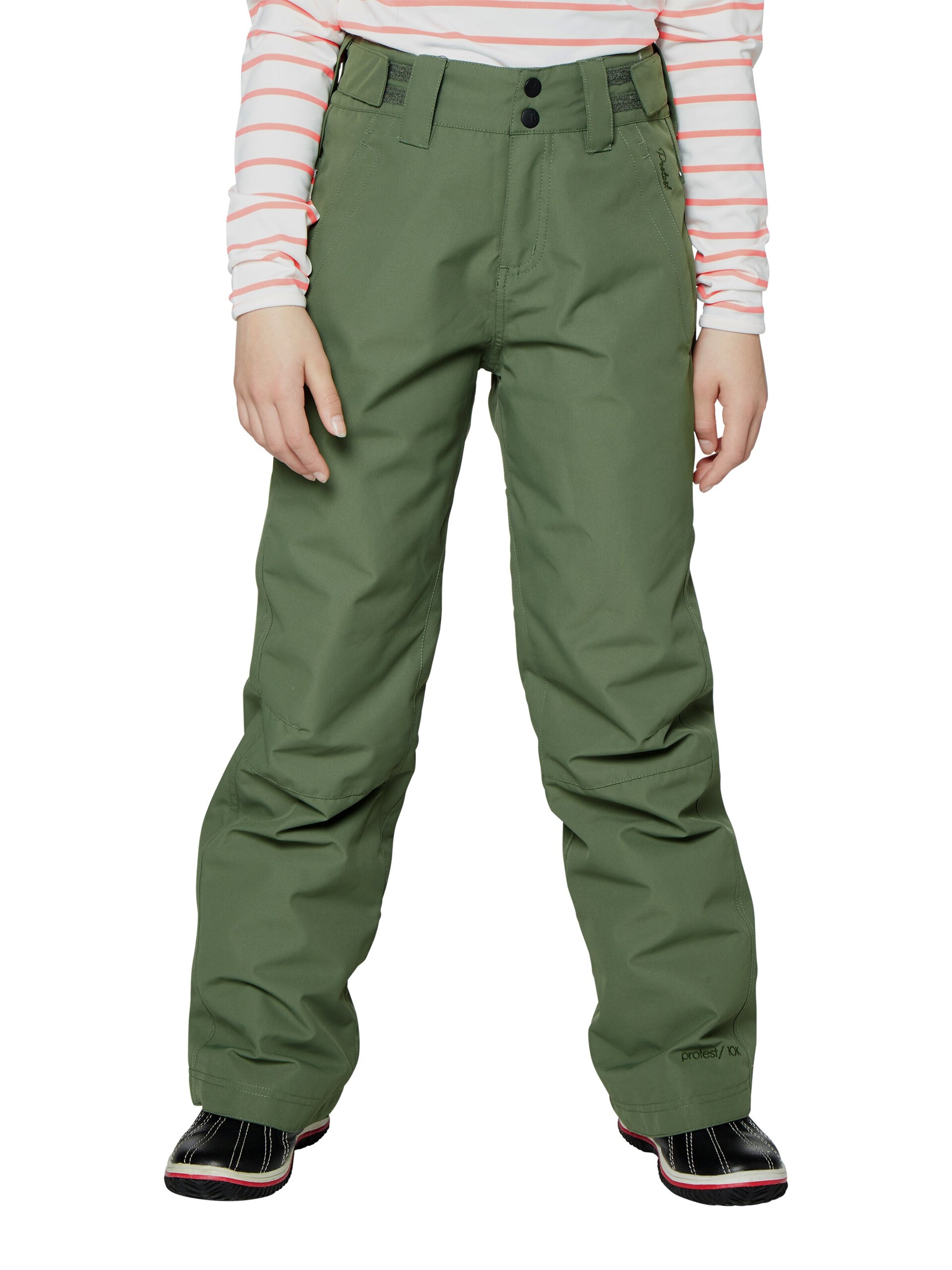 PROTEST Slimfit Sporthose 'JACKIE JR'‌‌‌‌‌‌‌‌‌‌ in Grün