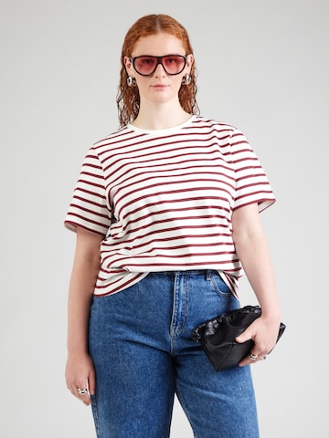 ONLY Carmakoma Shirt 'CARNEW SOPH' in White: front