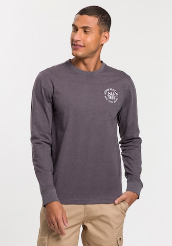 H.I.S Shirt in Grey: front