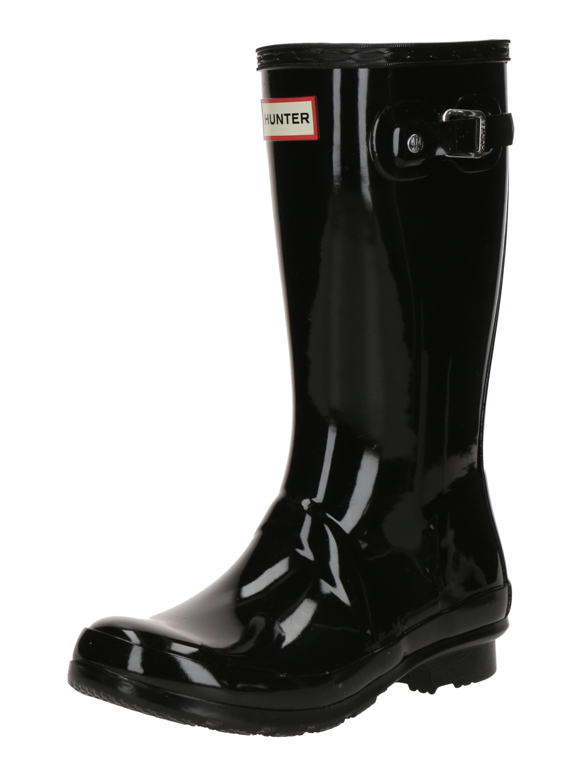 HUNTER Rubber boot in Black: front