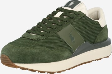 Polo Ralph Lauren Sneakers laag 'TRAIN' in Groen: voorkant